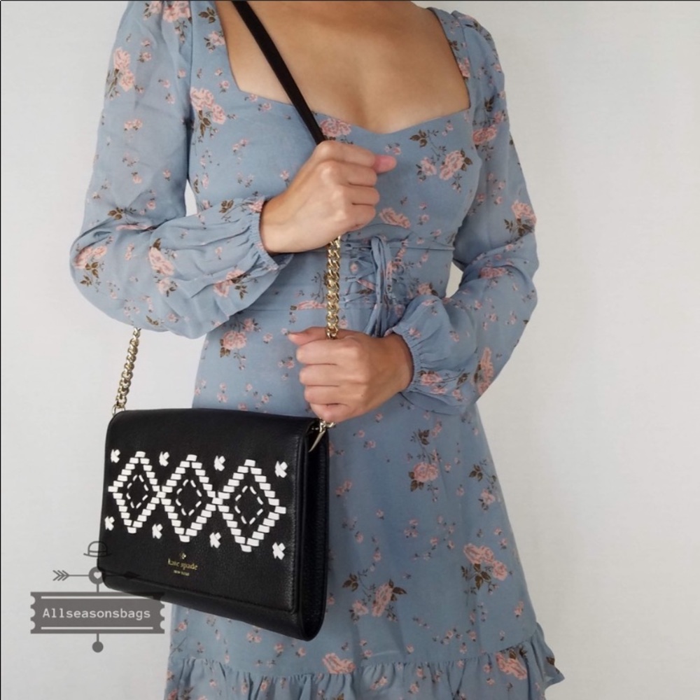 Kate spade Valencia Flynn black crossbody black - Picture 3 of 7